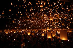 Festival das Lanternas na Tailândia: Brasileiros são o 3º maior público