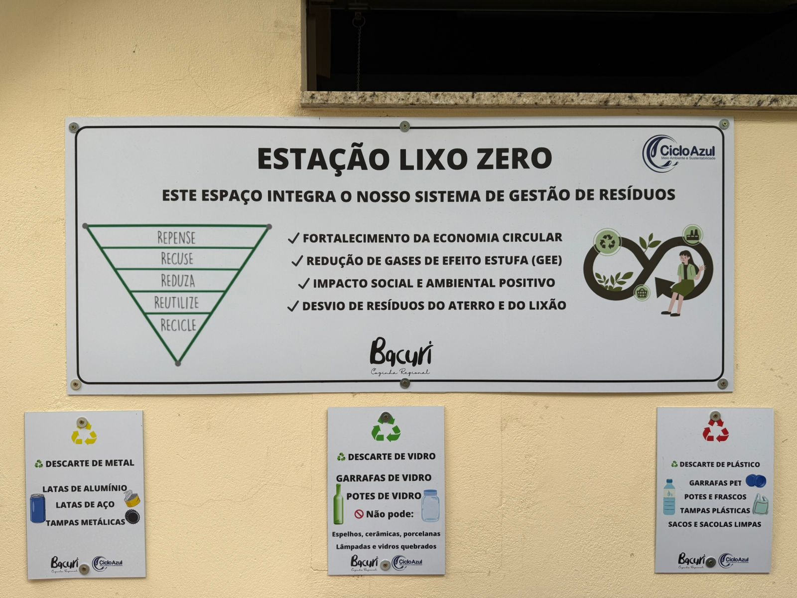 Bacuri Cozinha Regional é o primeiro restaurante com certificação Lixo Zero em MS