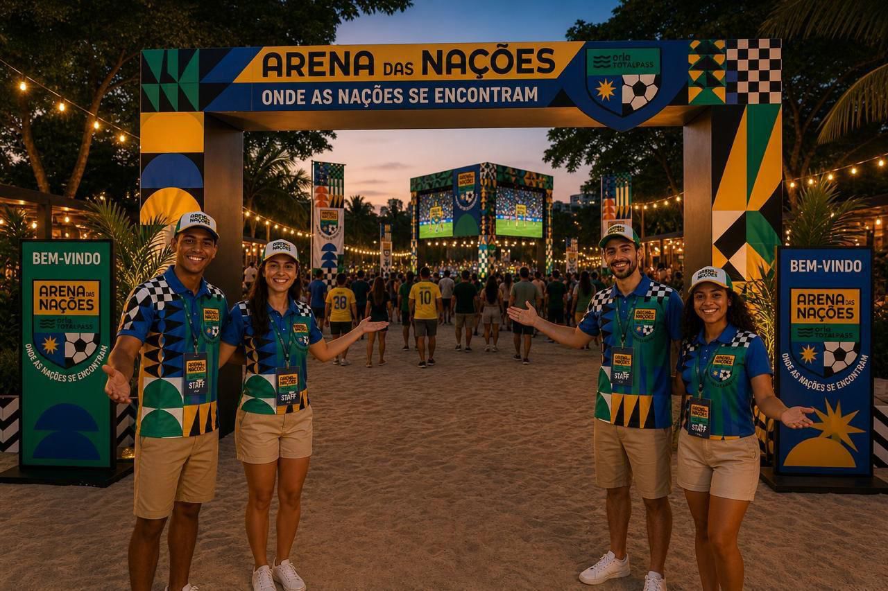 Orla TotalPaass: Viva a Copa do Mundo em uma experiência imersiva na Arena das Nações